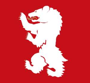 Arms Image: Gules, a bear rampant argent, langued tawny